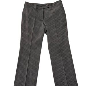 Venezia Jeans Gray Pinstripe Petite Dress Pants